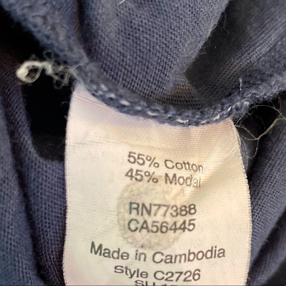 J. Crew Navy Scoop Neck Tank Top Casual Lightweight Flowy Breathable Solid Blue - Picture 4 of 7